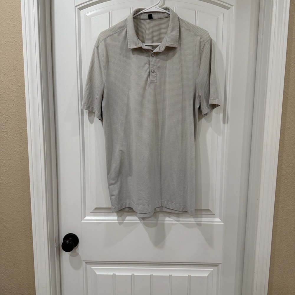 lululemon athletica Light Gray Evolution Polo Shi… - image 7